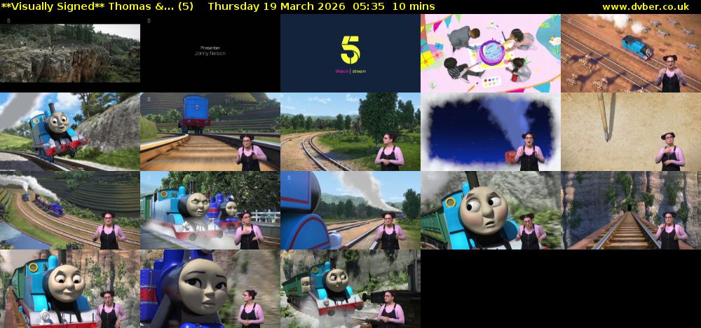 **Visually Signed** Thomas &... (5) Thursday 19 March 2026 05:35 - 05:45