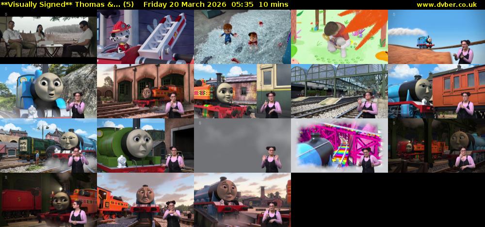 **Visually Signed** Thomas &... (5) Friday 20 March 2026 05:35 - 05:45