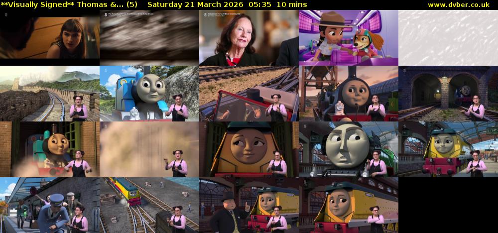 **Visually Signed** Thomas &... (5) Saturday 21 March 2026 05:35 - 05:45