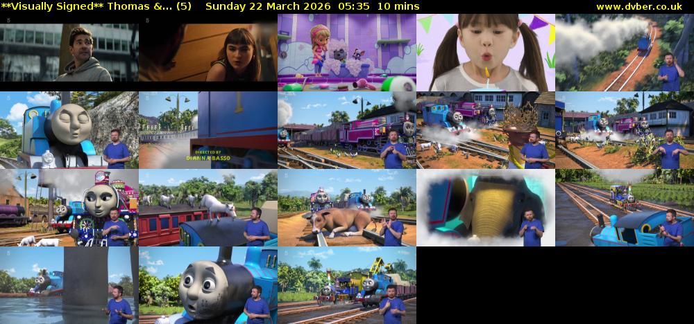 **Visually Signed** Thomas &... (5) Sunday 22 March 2026 05:35 - 05:45