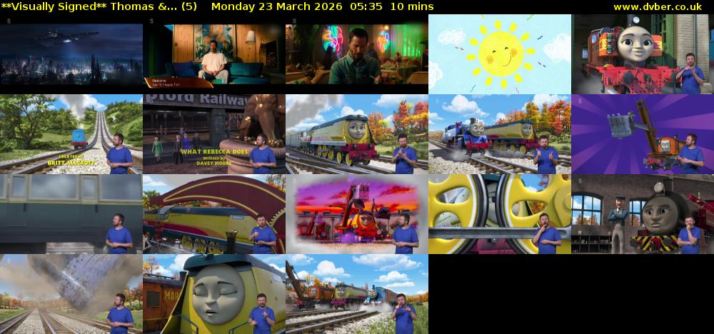 **Visually Signed** Thomas &... (5) Monday 23 March 2026 05:35 - 05:45