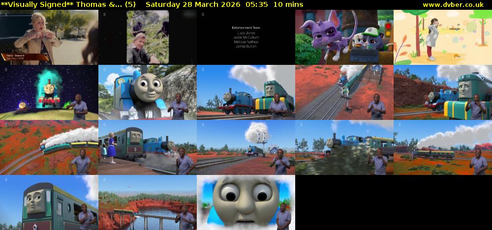 **Visually Signed** Thomas &... (5) Saturday 28 March 2026 05:35 - 05:45