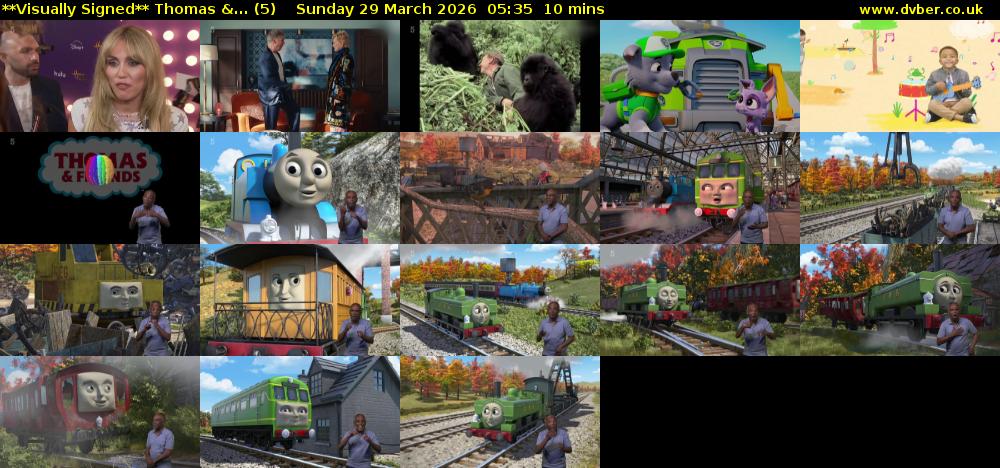 **Visually Signed** Thomas &... (5) Sunday 29 March 2026 05:35 - 05:45