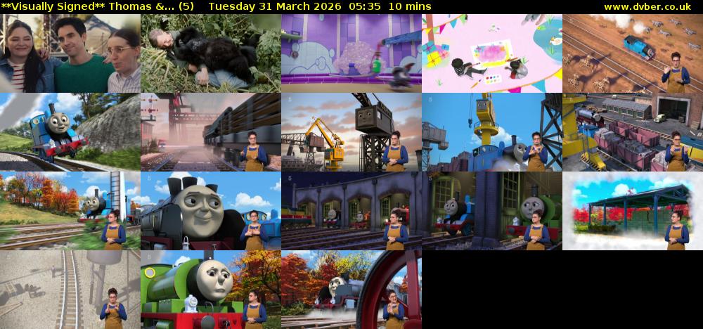 **Visually Signed** Thomas &... (5) Tuesday 31 March 2026 05:35 - 05:45