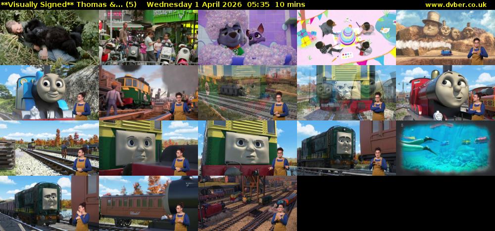 **Visually Signed** Thomas &... (5) Wednesday 1 April 2026 05:35 - 05:45