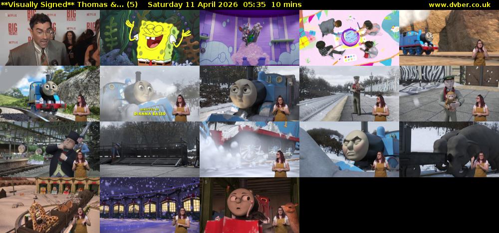 **Visually Signed** Thomas &... (5) Saturday 11 April 2026 05:35 - 05:45