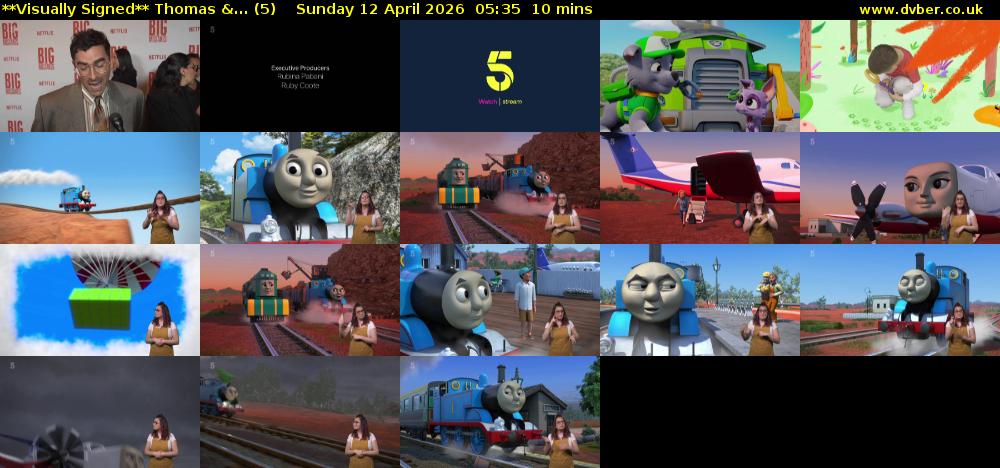 **Visually Signed** Thomas &... (5) Sunday 12 April 2026 05:35 - 05:45