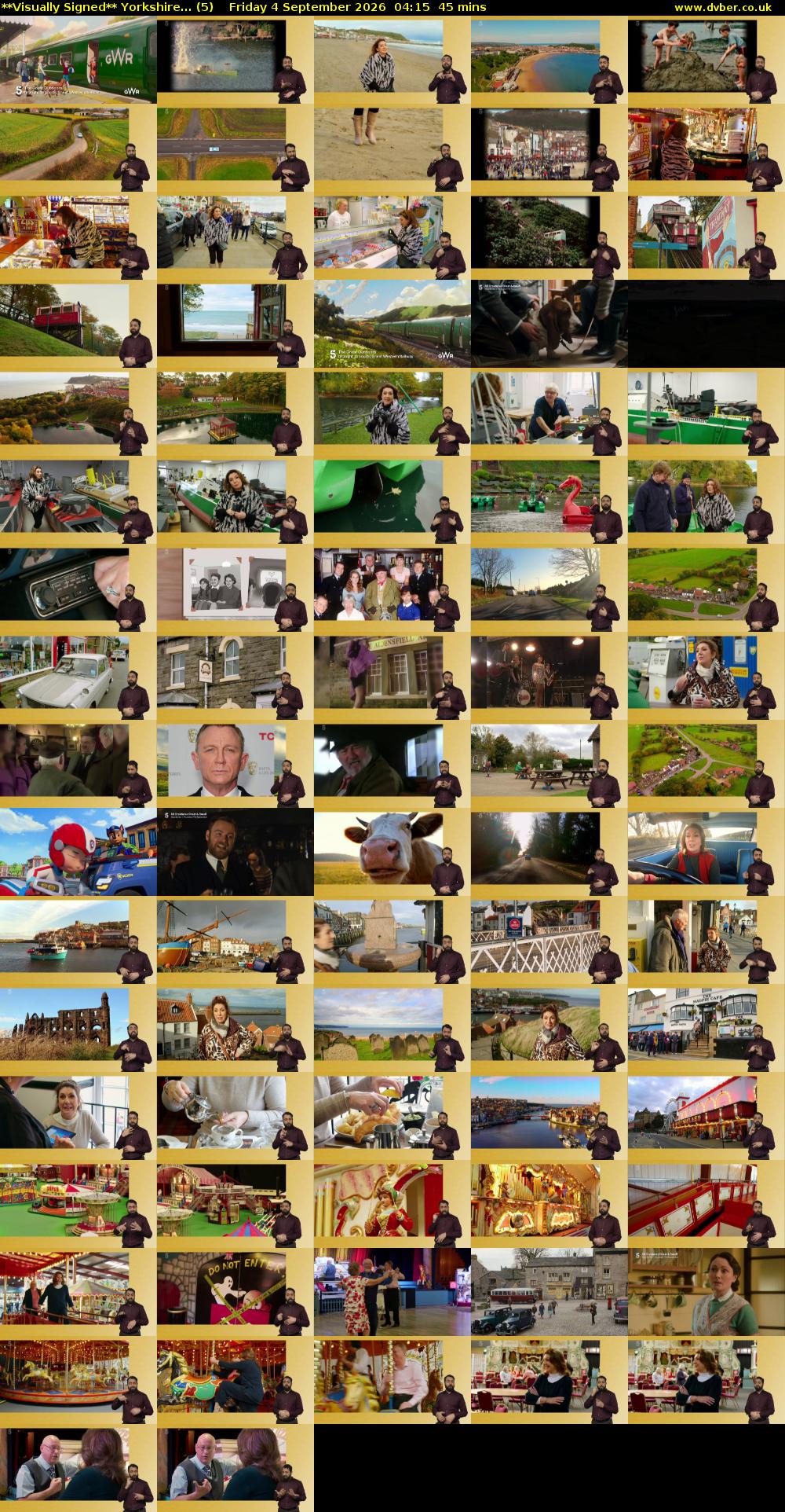 **Visually Signed** Yorkshire... (5) Friday 4 September 2026 04:15 - 05:00