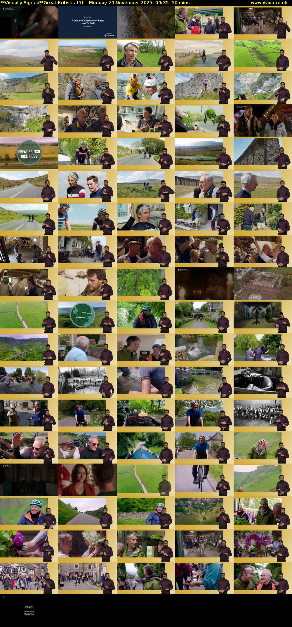 **Visually Signed**Great British.. (5) Monday 24 November 2025 04:35 - 05:25