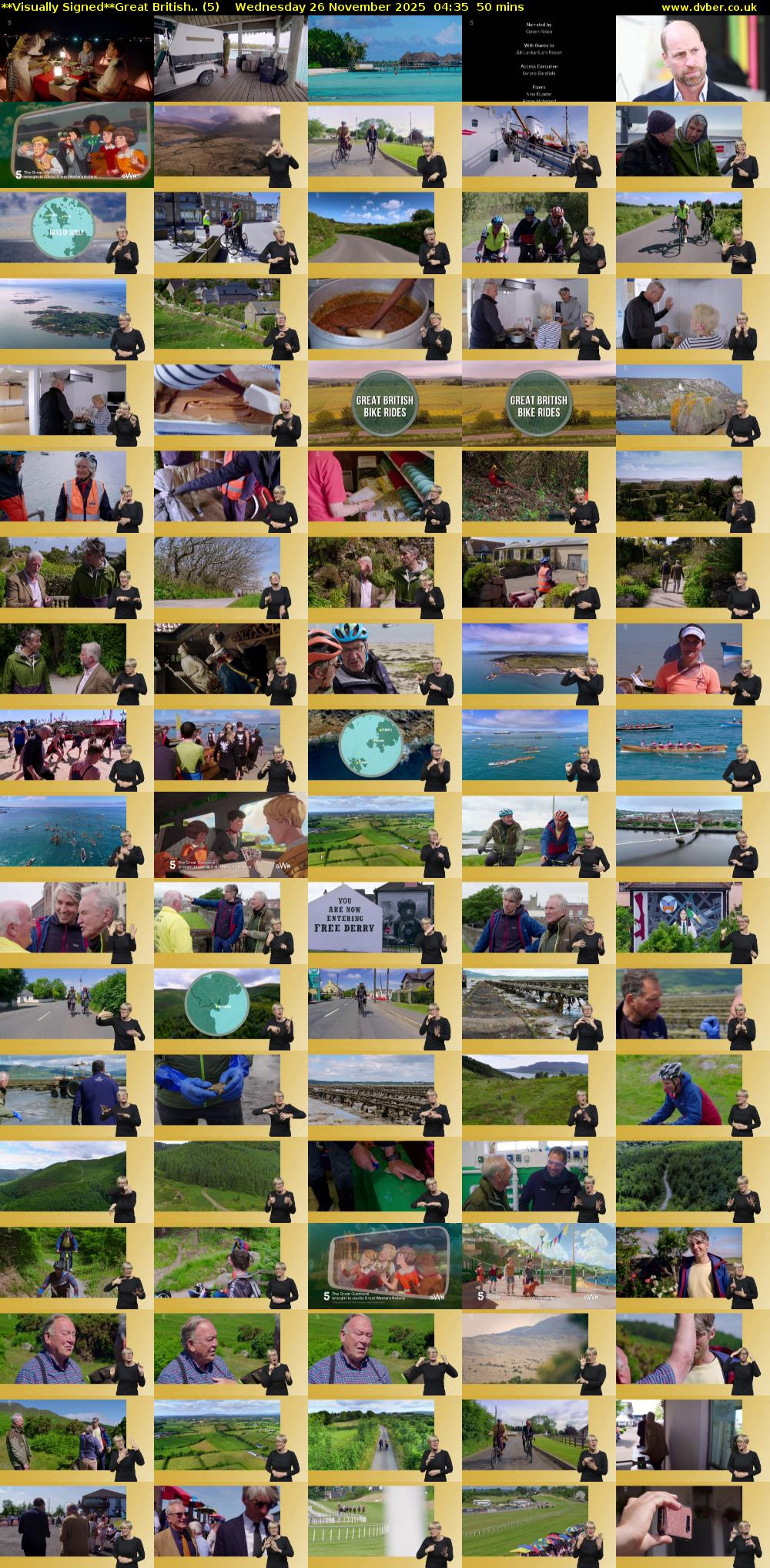 **Visually Signed**Great British.. (5) Wednesday 26 November 2025 04:35 - 05:25