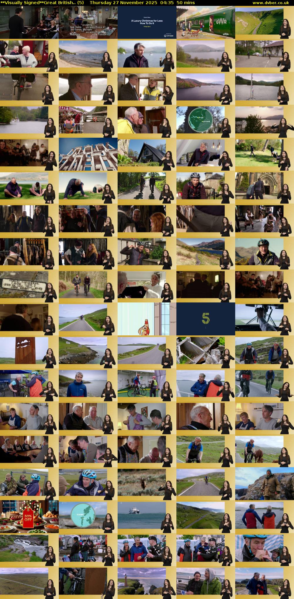 **Visually Signed**Great British.. (5) Thursday 27 November 2025 04:35 - 05:25