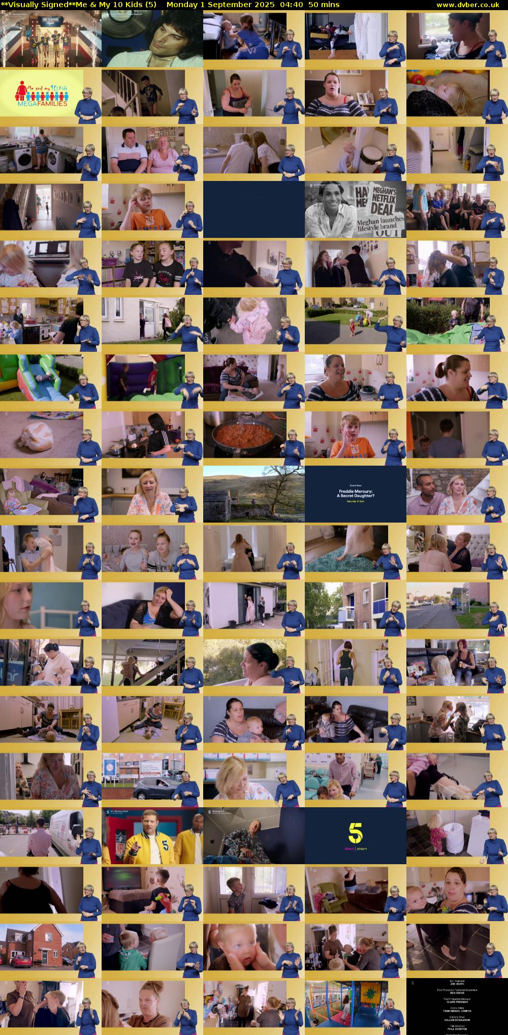 **Visually Signed**Me & My 10 Kids (5) Monday 1 September 2025 04:40 - 05:30