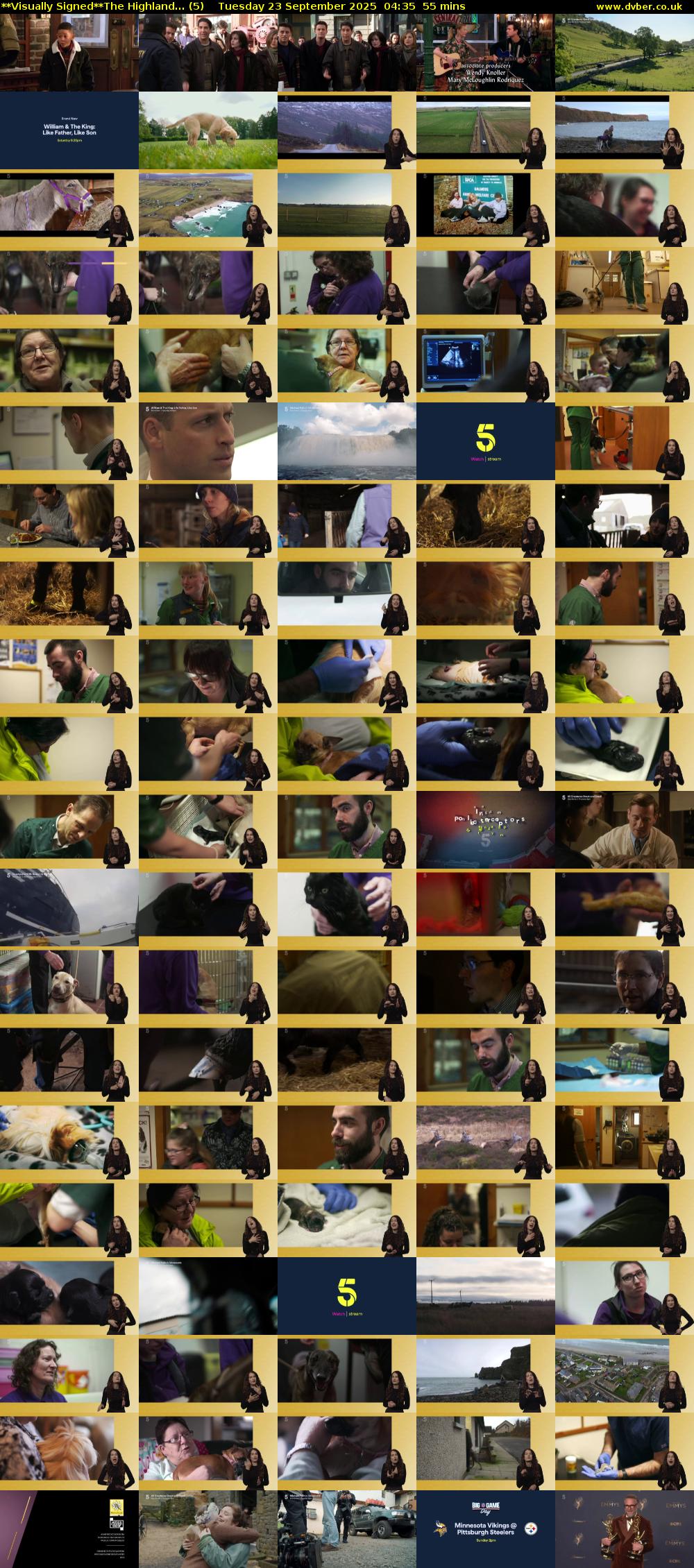 **Visually Signed**The Highland... (5) Tuesday 23 September 2025 04:35 - 05:30