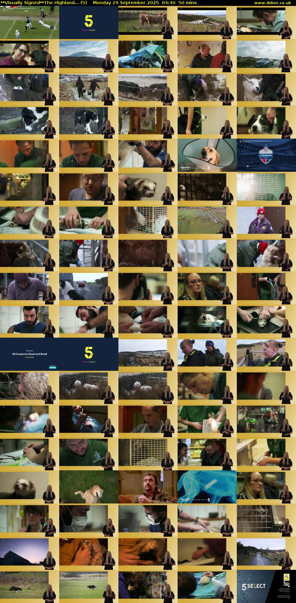 **Visually Signed**The Highland... (5) Monday 29 September 2025 04:40 - 05:30