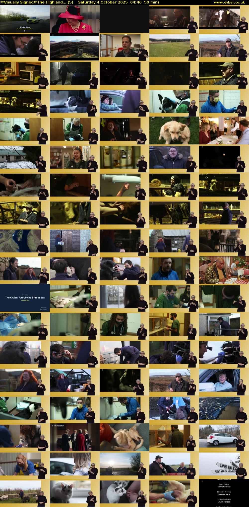 **Visually Signed**The Highland... (5) Saturday 4 October 2025 04:40 - 05:30