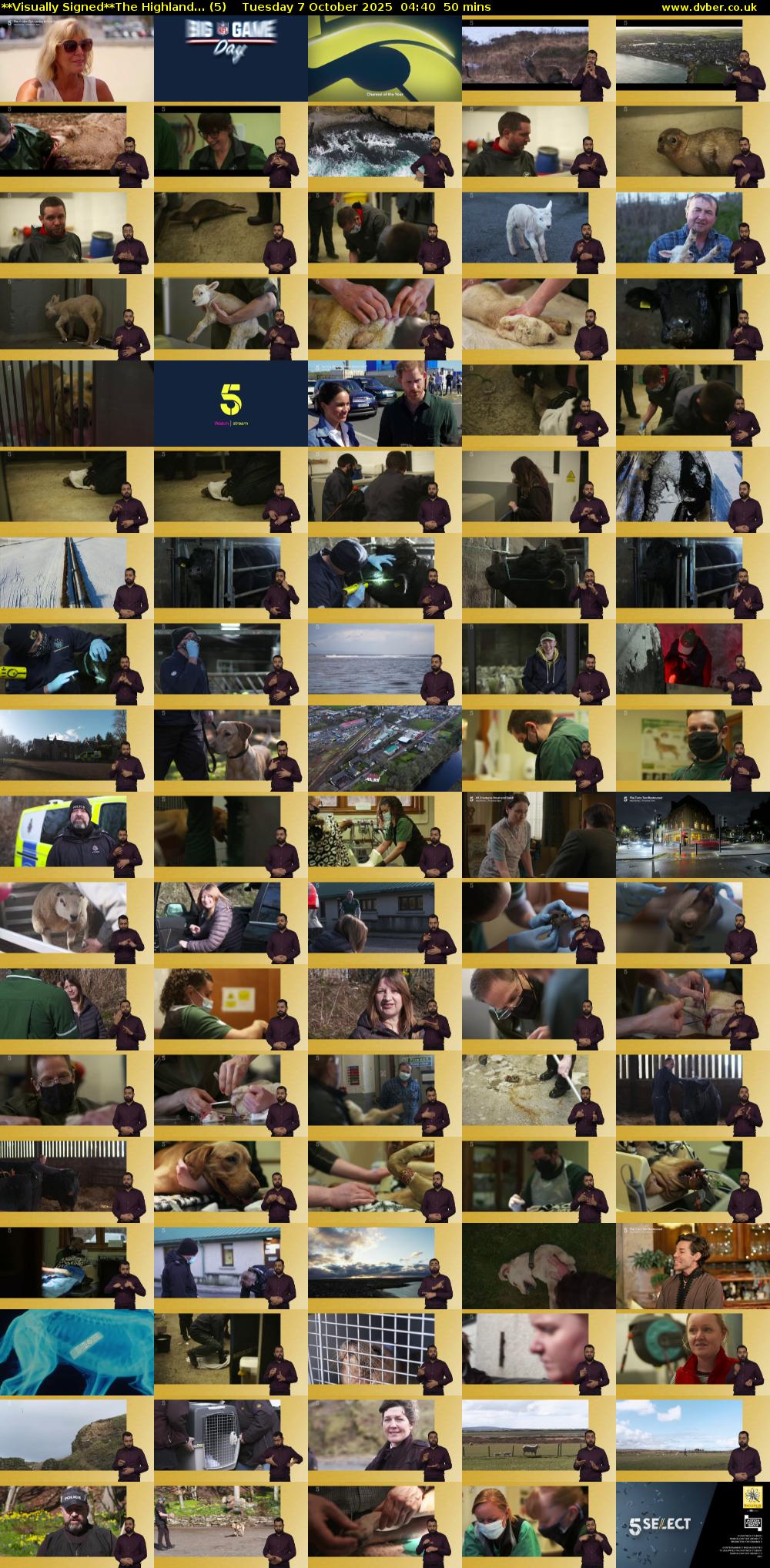 **Visually Signed**The Highland... (5) Tuesday 7 October 2025 04:40 - 05:30