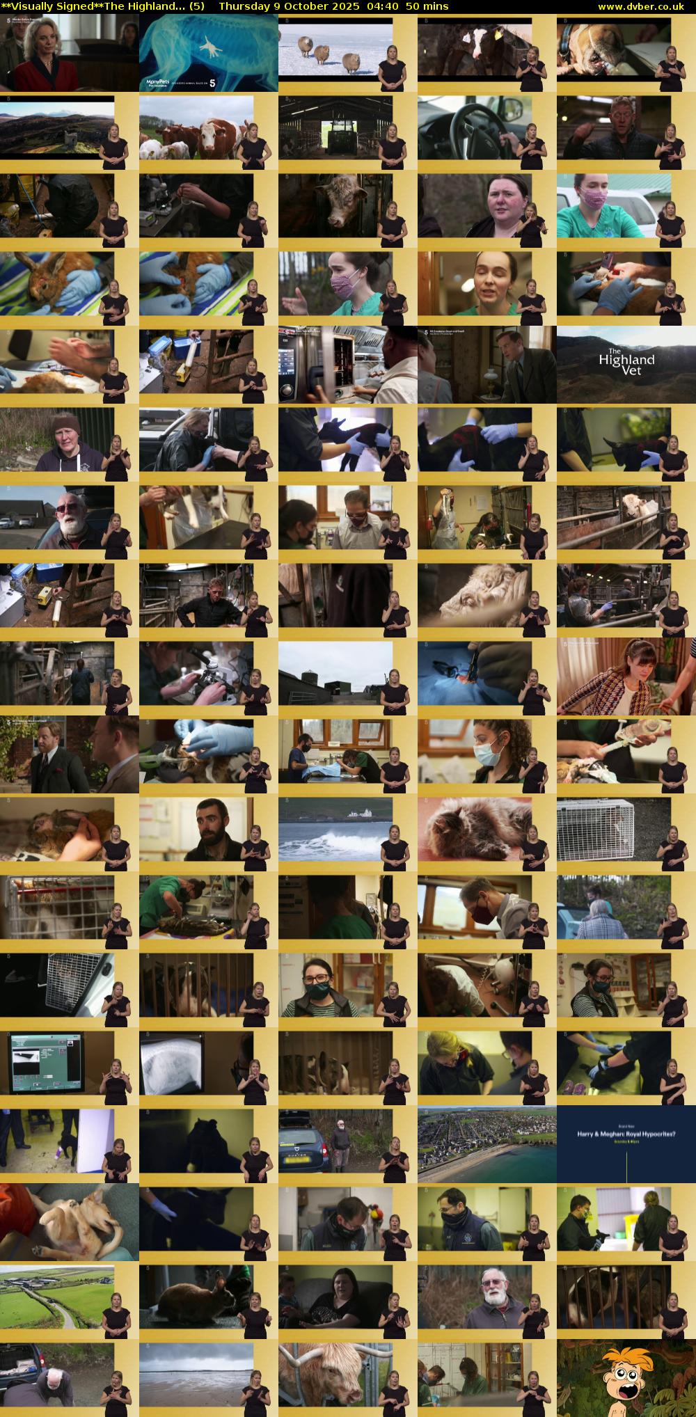 **Visually Signed**The Highland... (5) Thursday 9 October 2025 04:40 - 05:30