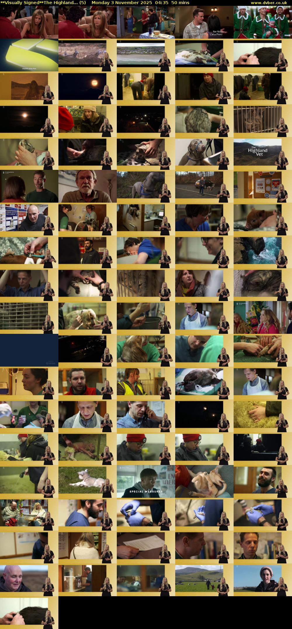 **Visually Signed**The Highland... (5) Monday 3 November 2025 04:35 - 05:25