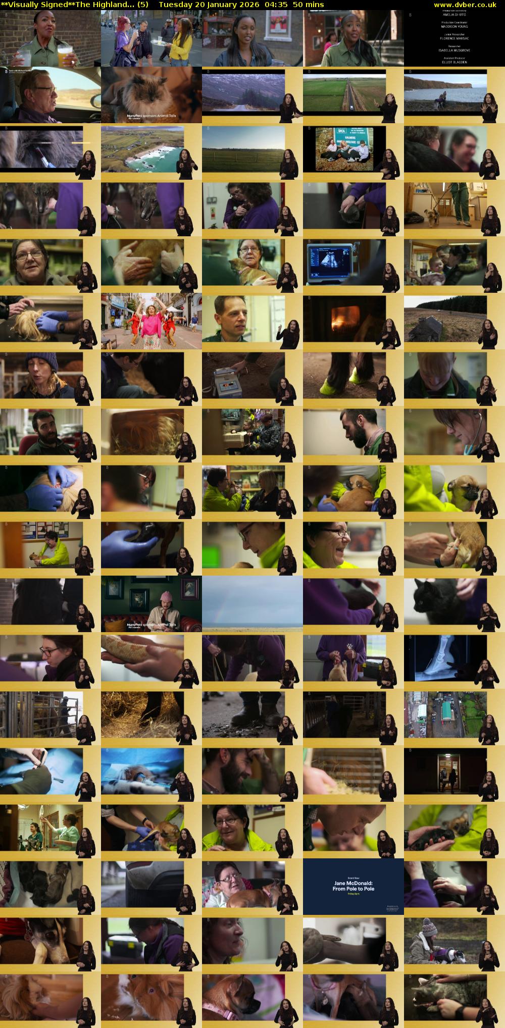 **Visually Signed**The Highland... (5) Tuesday 20 January 2026 04:35 - 05:25