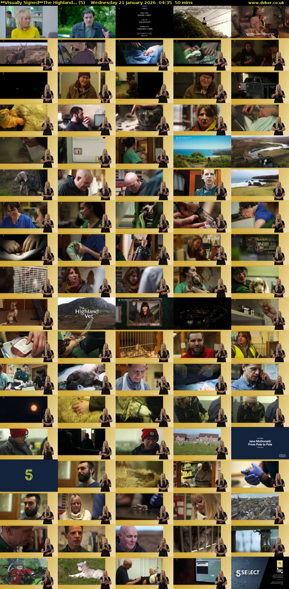 **Visually Signed**The Highland... (5) Wednesday 21 January 2026 04:35 - 05:25