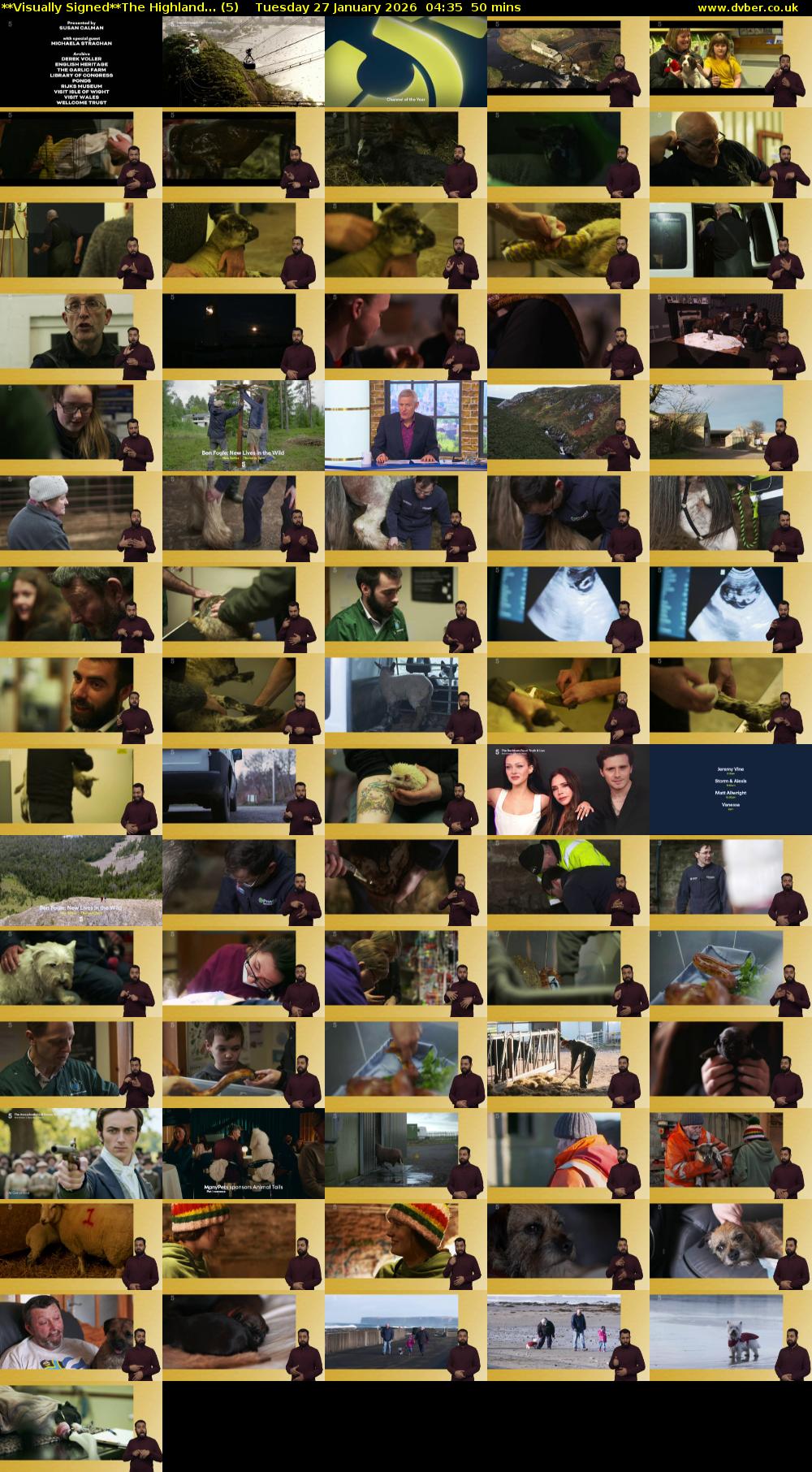 **Visually Signed**The Highland... (5) Tuesday 27 January 2026 04:35 - 05:25