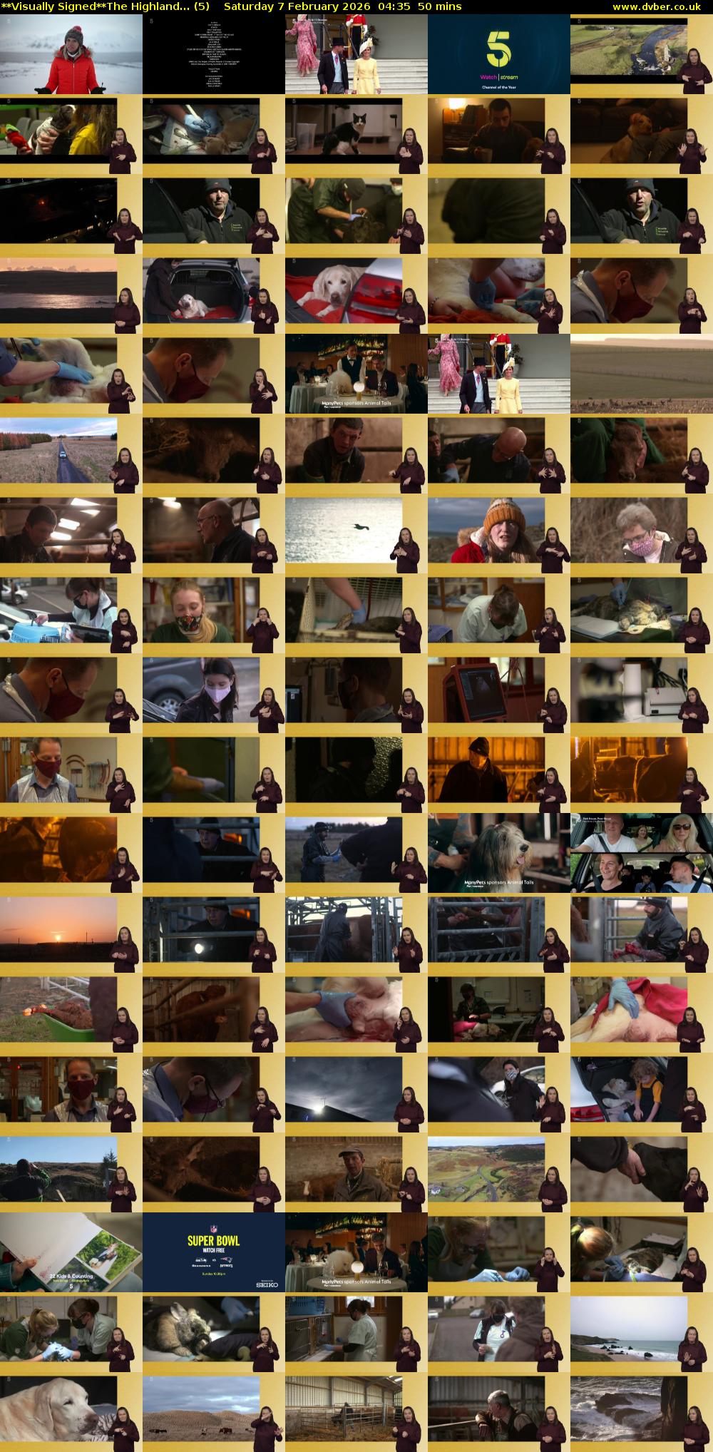 **Visually Signed**The Highland... (5) Saturday 7 February 2026 04:35 - 05:25