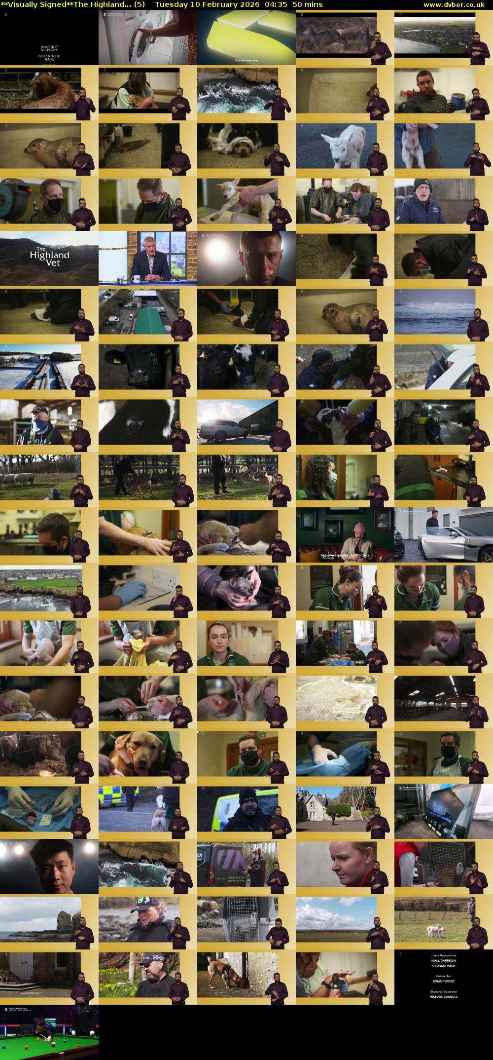 **Visually Signed**The Highland... (5) Tuesday 10 February 2026 04:35 - 05:25