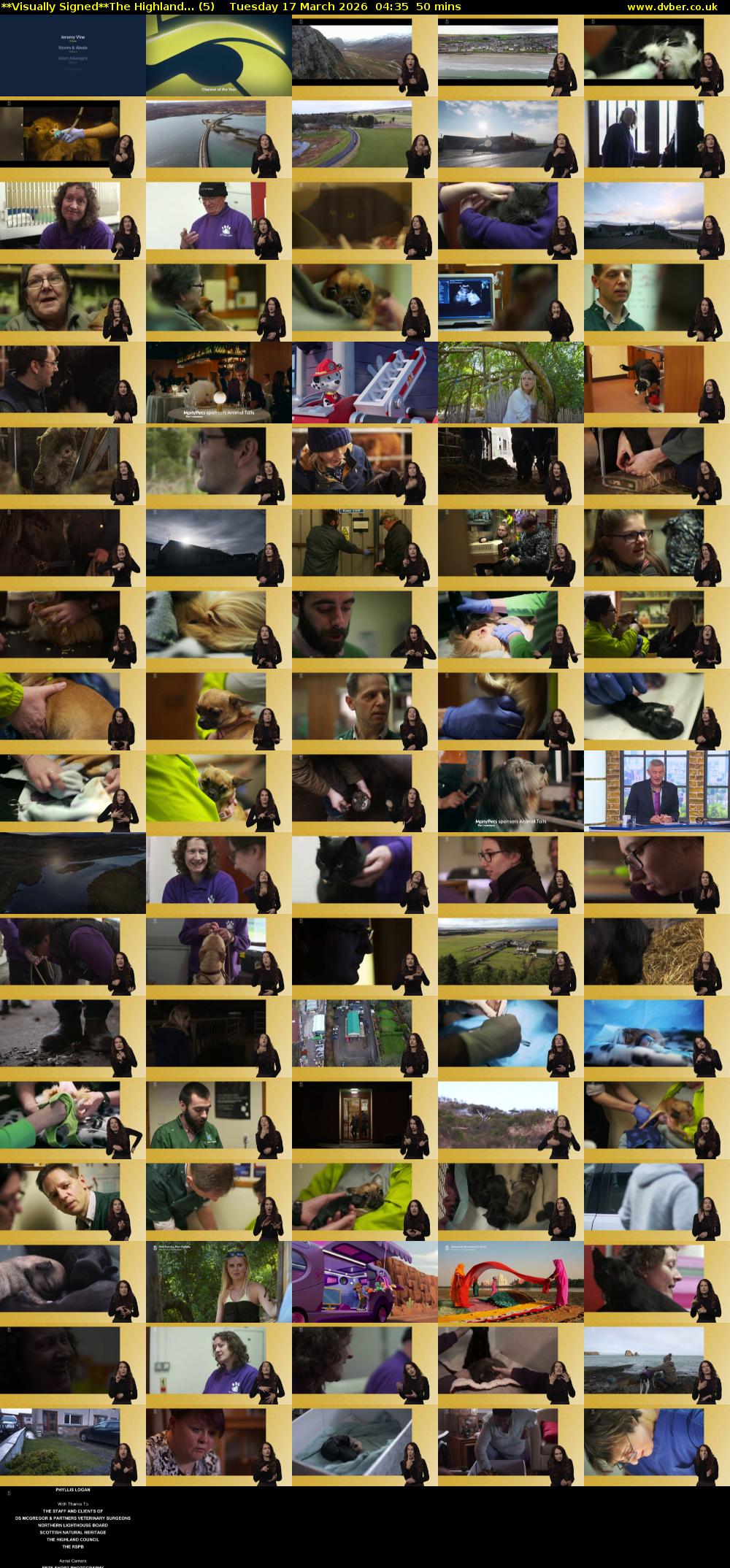 **Visually Signed**The Highland... (5) Tuesday 17 March 2026 04:35 - 05:25