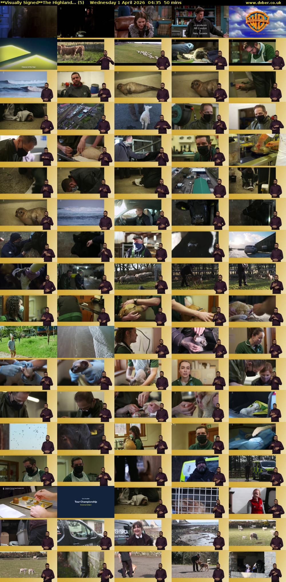 **Visually Signed**The Highland... (5) Wednesday 1 April 2026 04:35 - 05:25