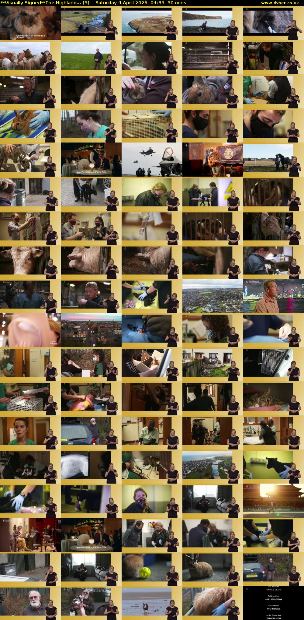 **Visually Signed**The Highland... (5) Saturday 4 April 2026 04:35 - 05:25