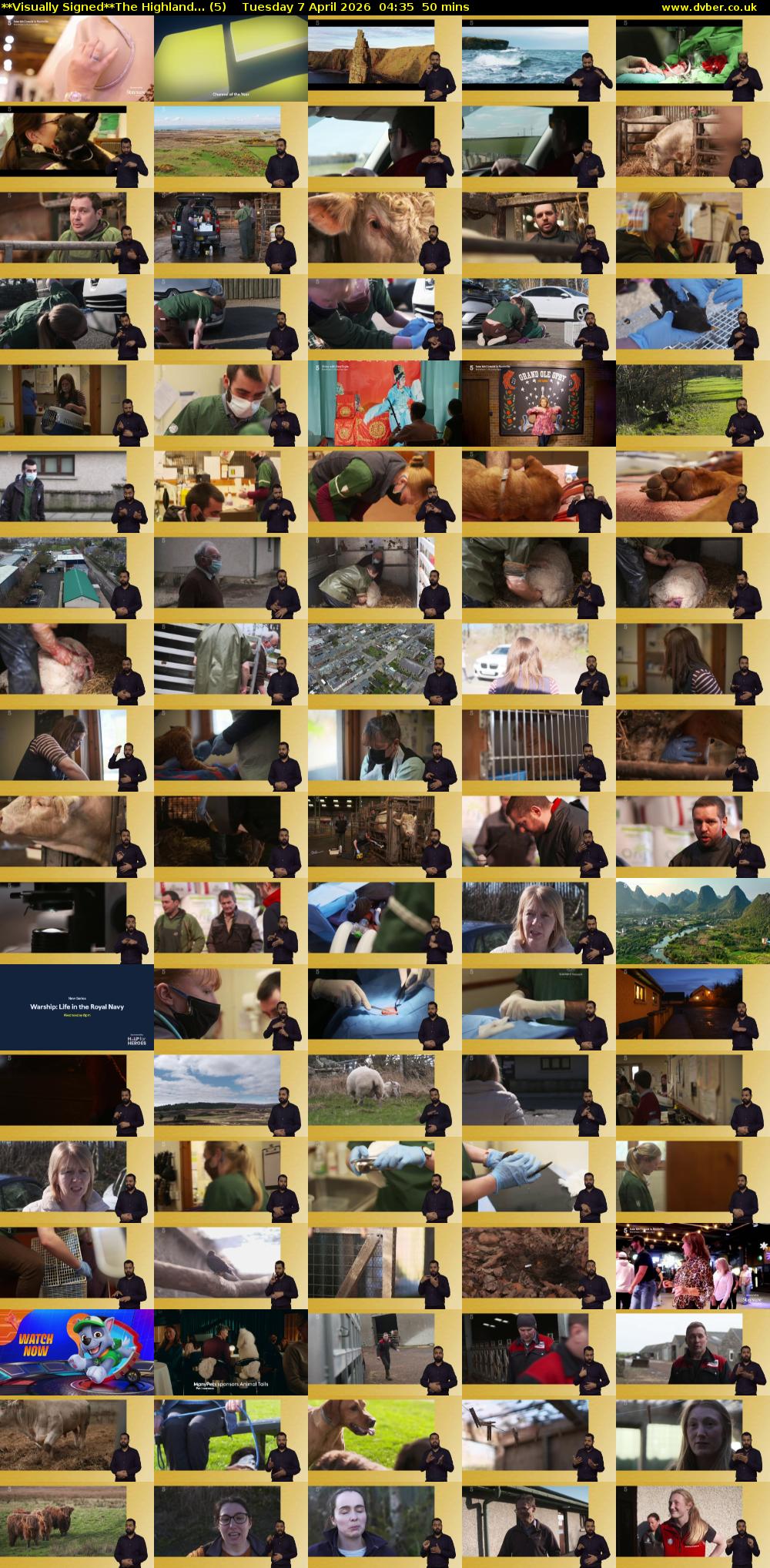 **Visually Signed**The Highland... (5) Tuesday 7 April 2026 04:35 - 05:25