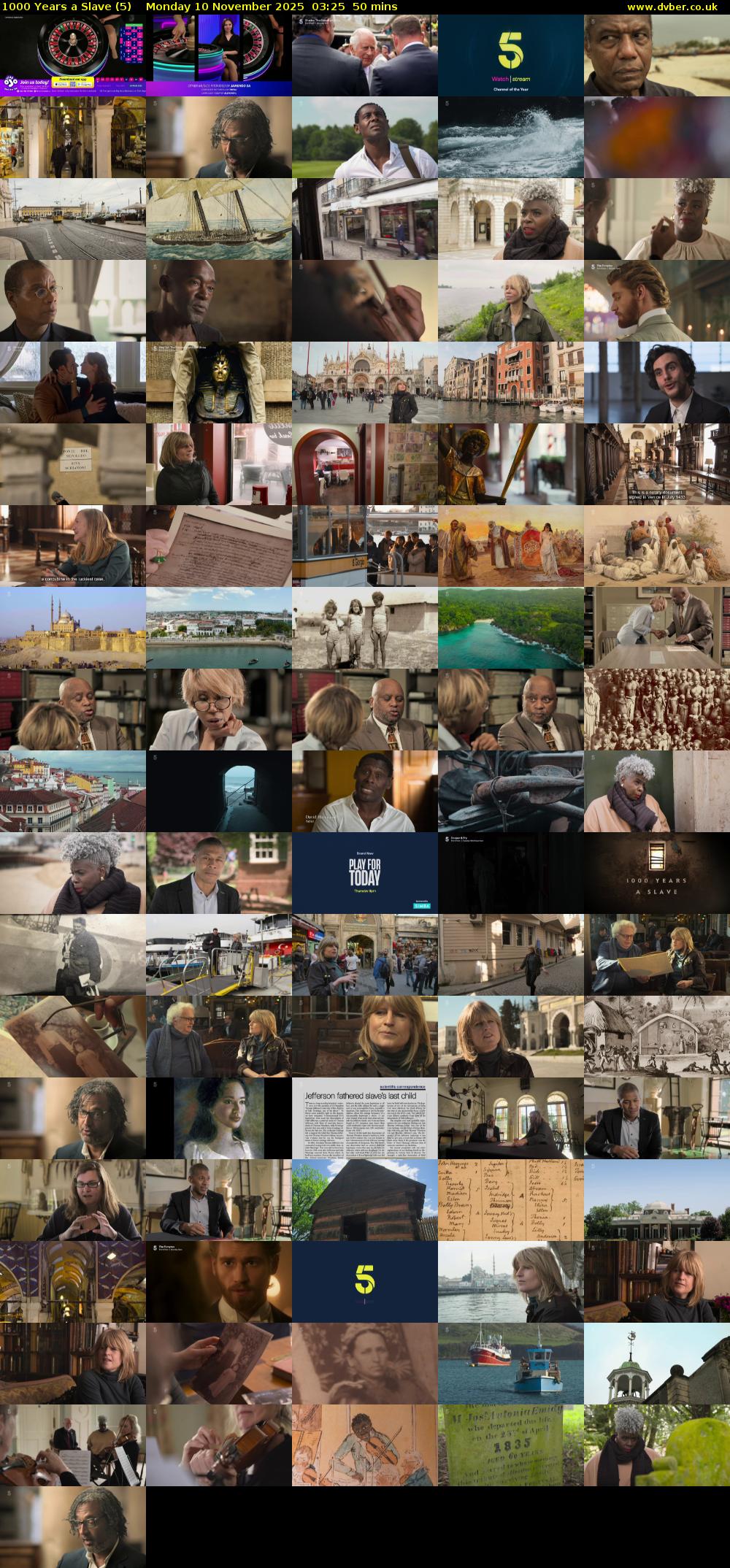 1000 Years a Slave (5) Monday 10 November 2025 03:25 - 04:15