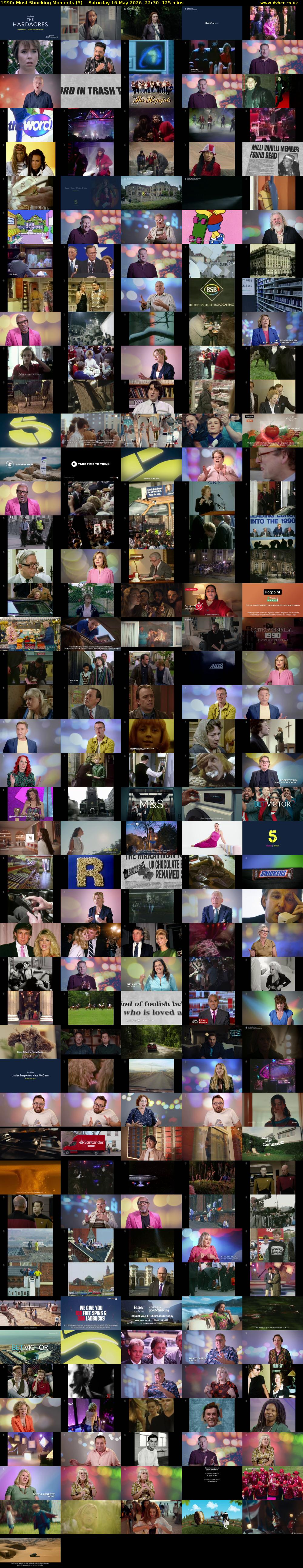 1990: Most Shocking Moments (5) Saturday 16 May 2026 22:30 - 00:35