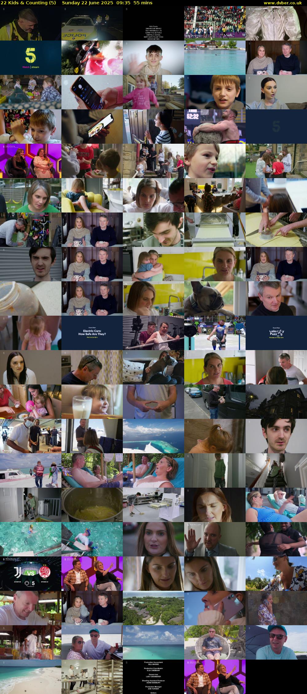22 Kids & Counting (5) Sunday 22 June 2025 09:35 - 10:30