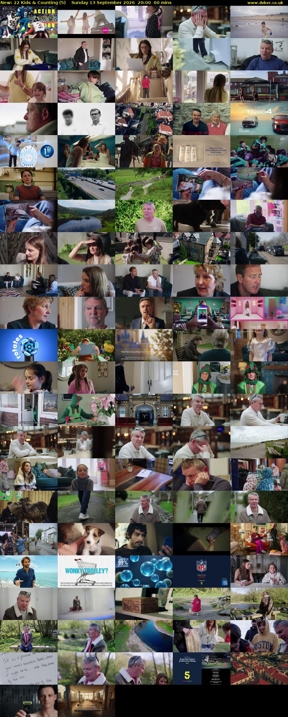 22 Kids & Counting (5) Sunday 13 September 2026 20:00 - 21:00