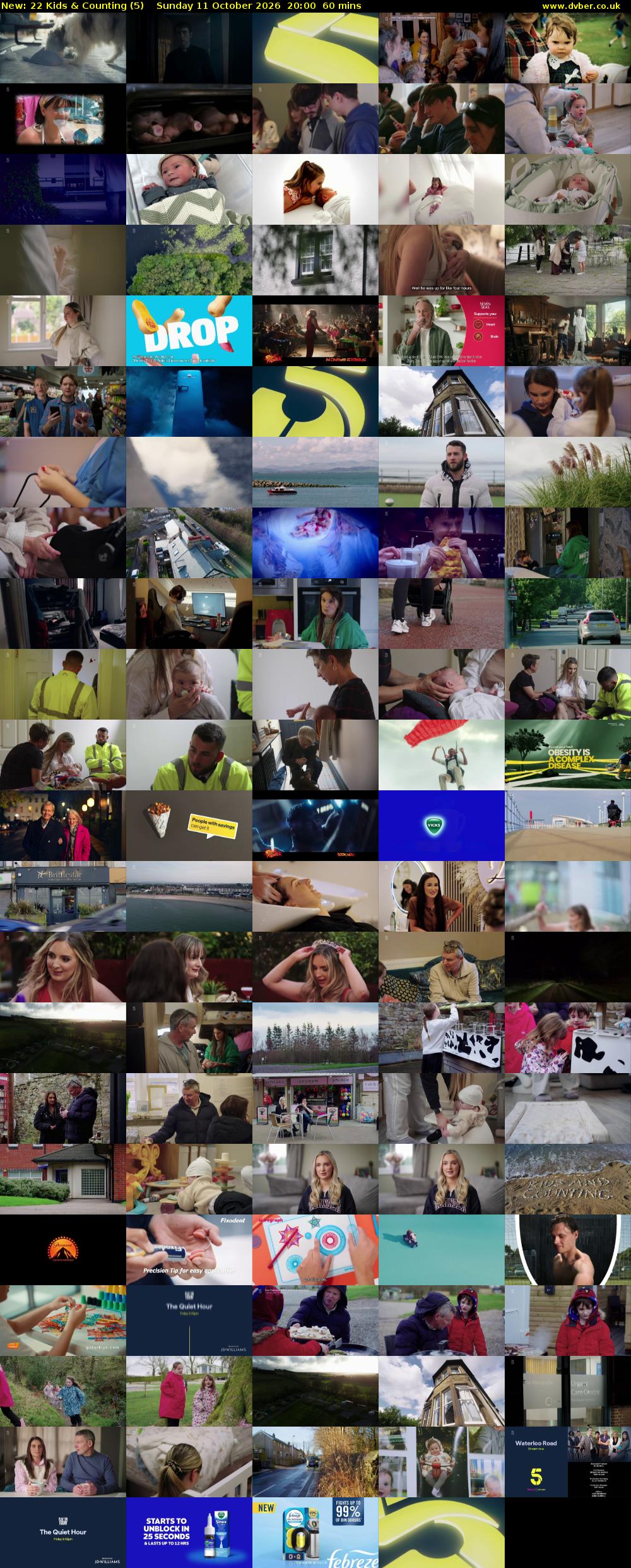 22 Kids & Counting (5) Sunday 11 October 2026 20:00 - 21:00