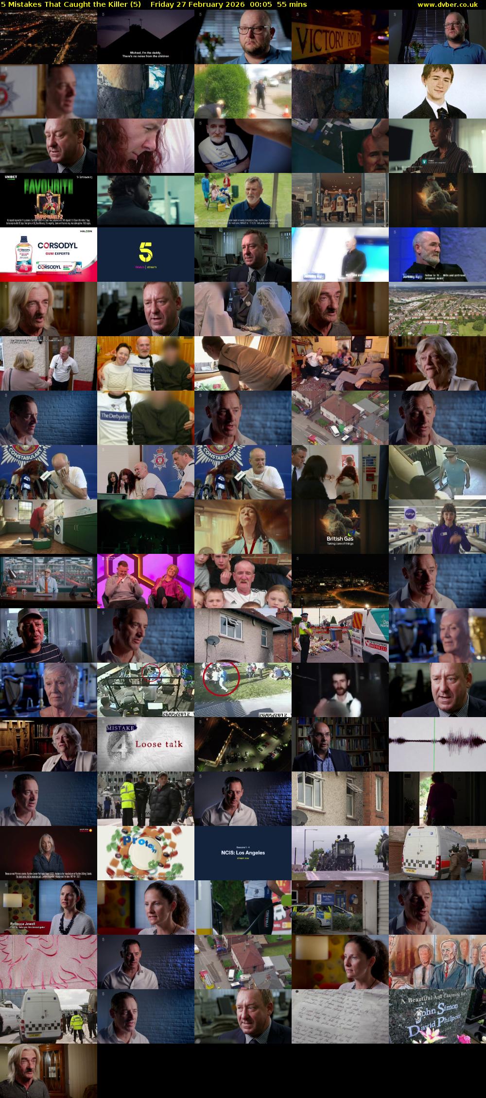 5 Mistakes That Caught the Killer (5) Friday 27 February 2026 00:05 - 01:00