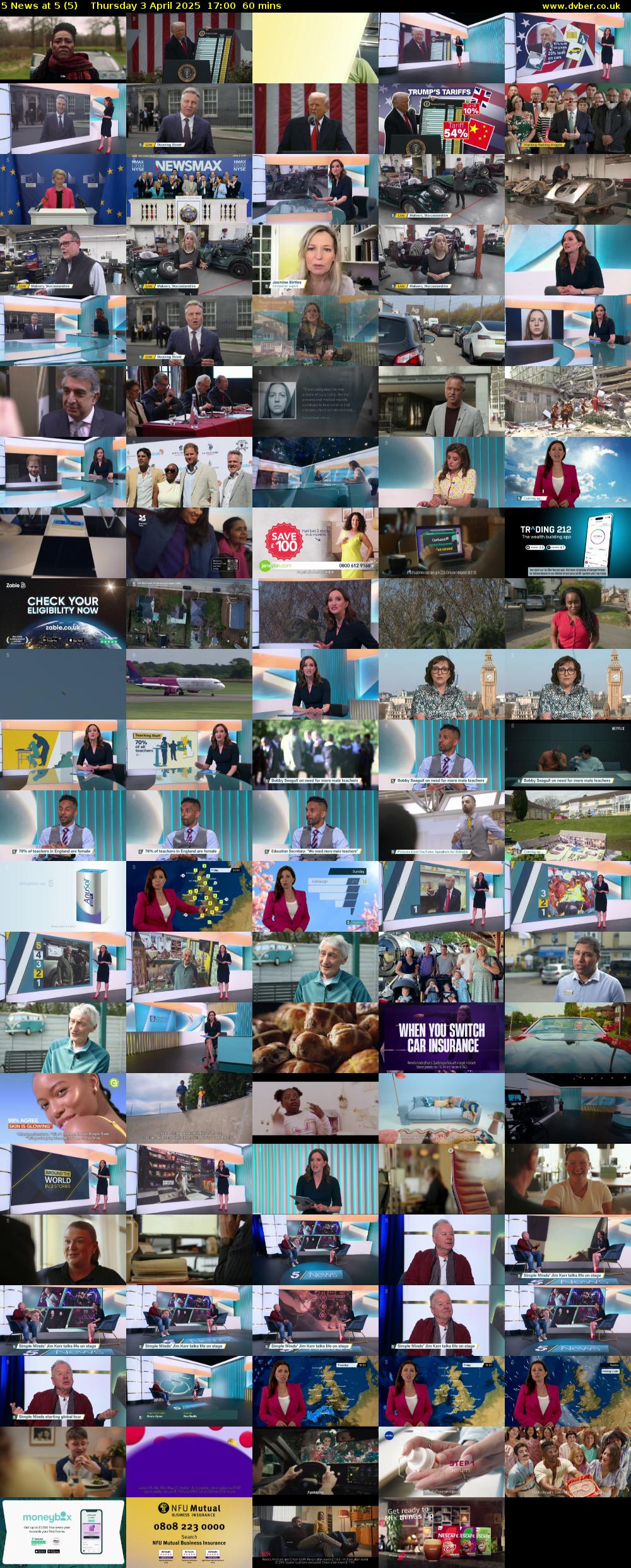 5 News at 5 (5) Thursday 3 April 2025 17:00 - 18:00