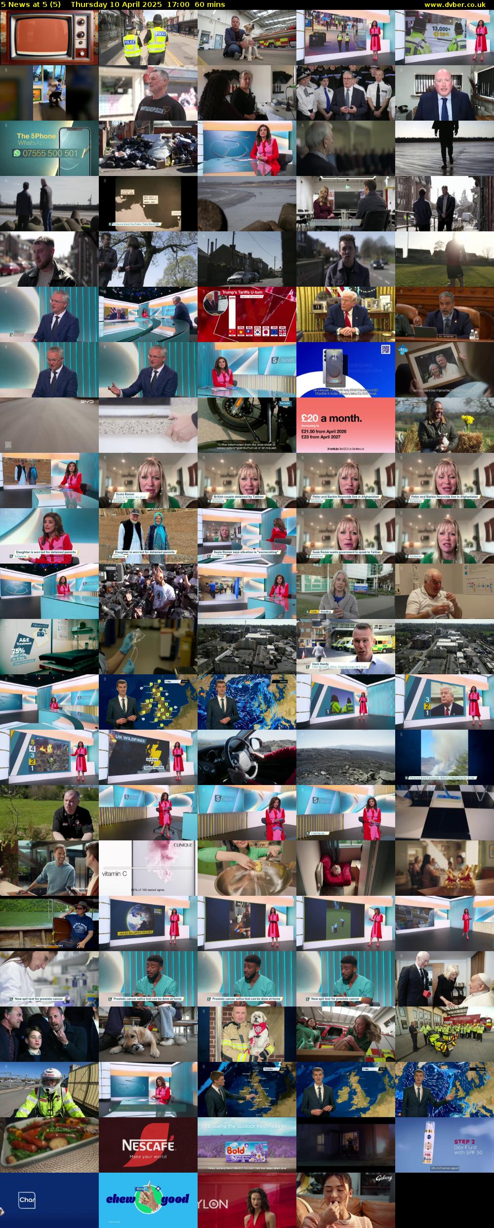 5 News at 5 (5) Thursday 10 April 2025 17:00 - 18:00