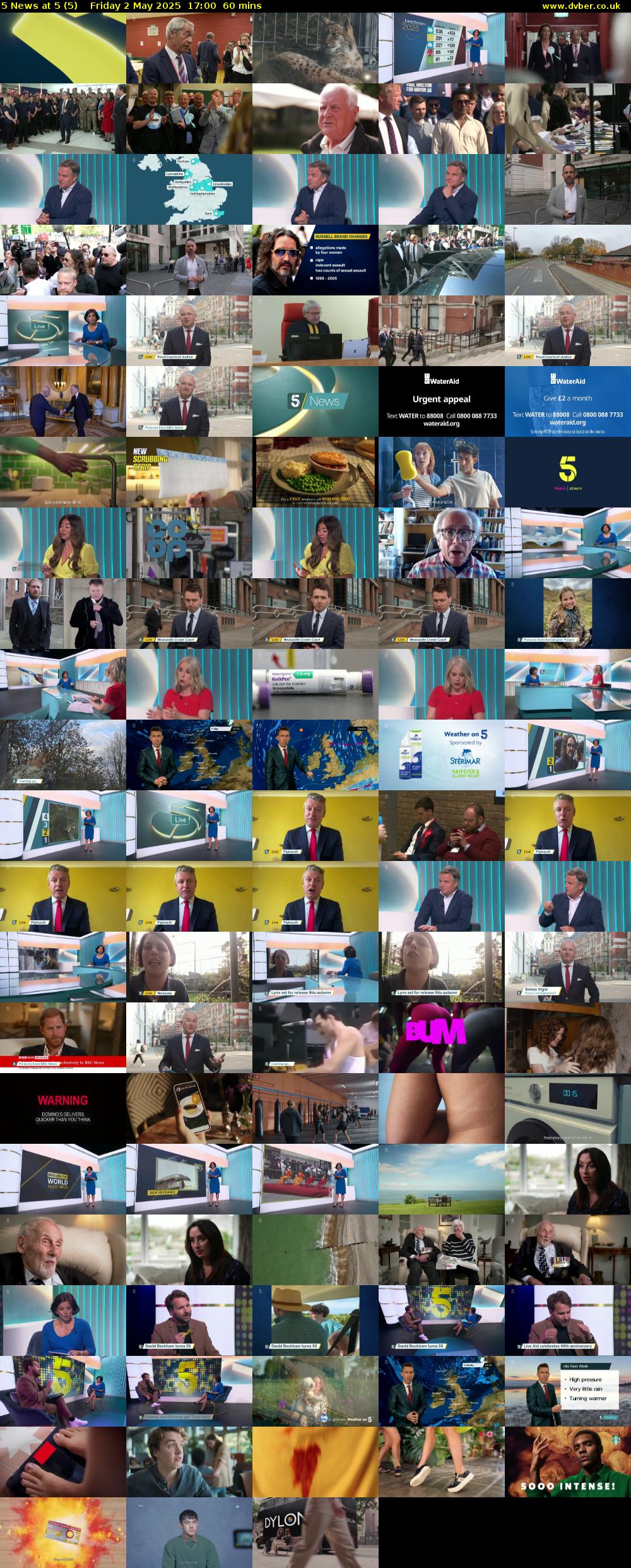 5 News at 5 (5) Friday 2 May 2025 17:00 - 18:00