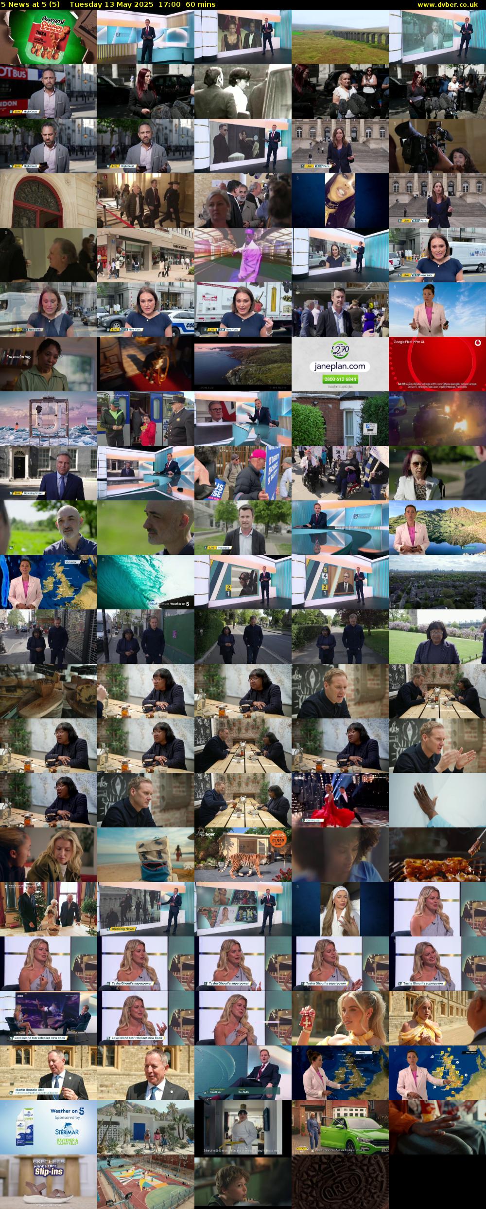 5 News at 5 (5) Tuesday 13 May 2025 17:00 - 18:00