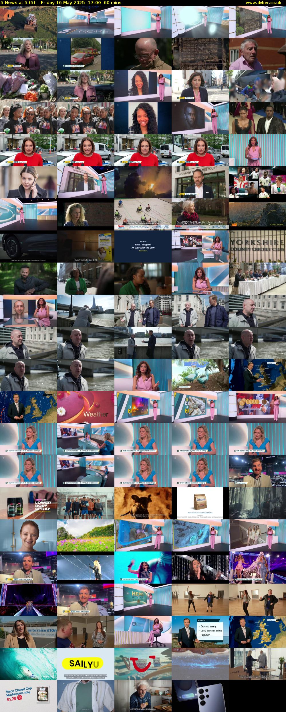 5 News at 5 (5) Friday 16 May 2025 17:00 - 18:00