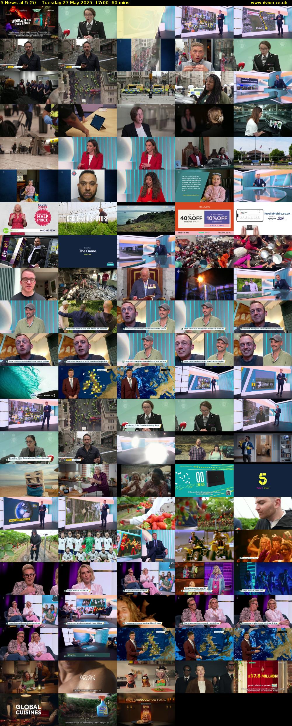 5 News at 5 (5) Tuesday 27 May 2025 17:00 - 18:00