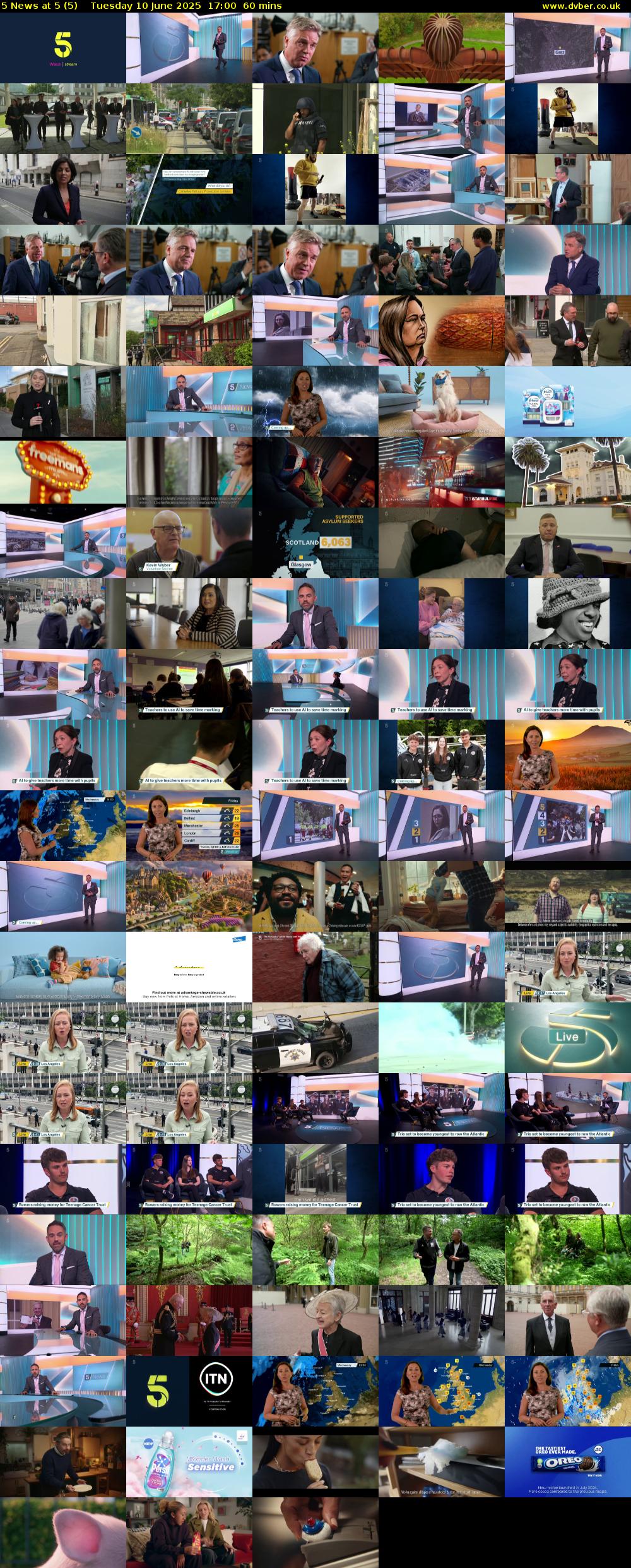 5 News at 5 (5) Tuesday 10 June 2025 17:00 - 18:00
