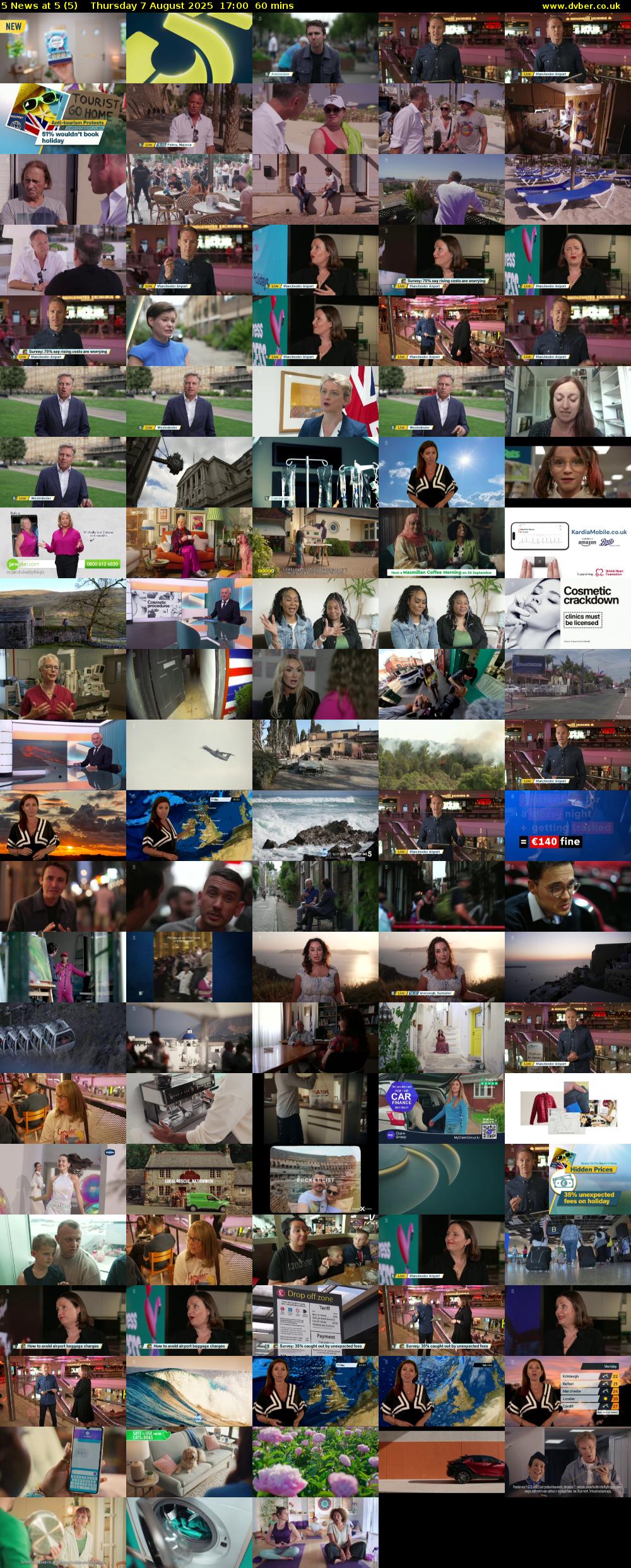 5 News at 5 (5) Thursday 7 August 2025 17:00 - 18:00