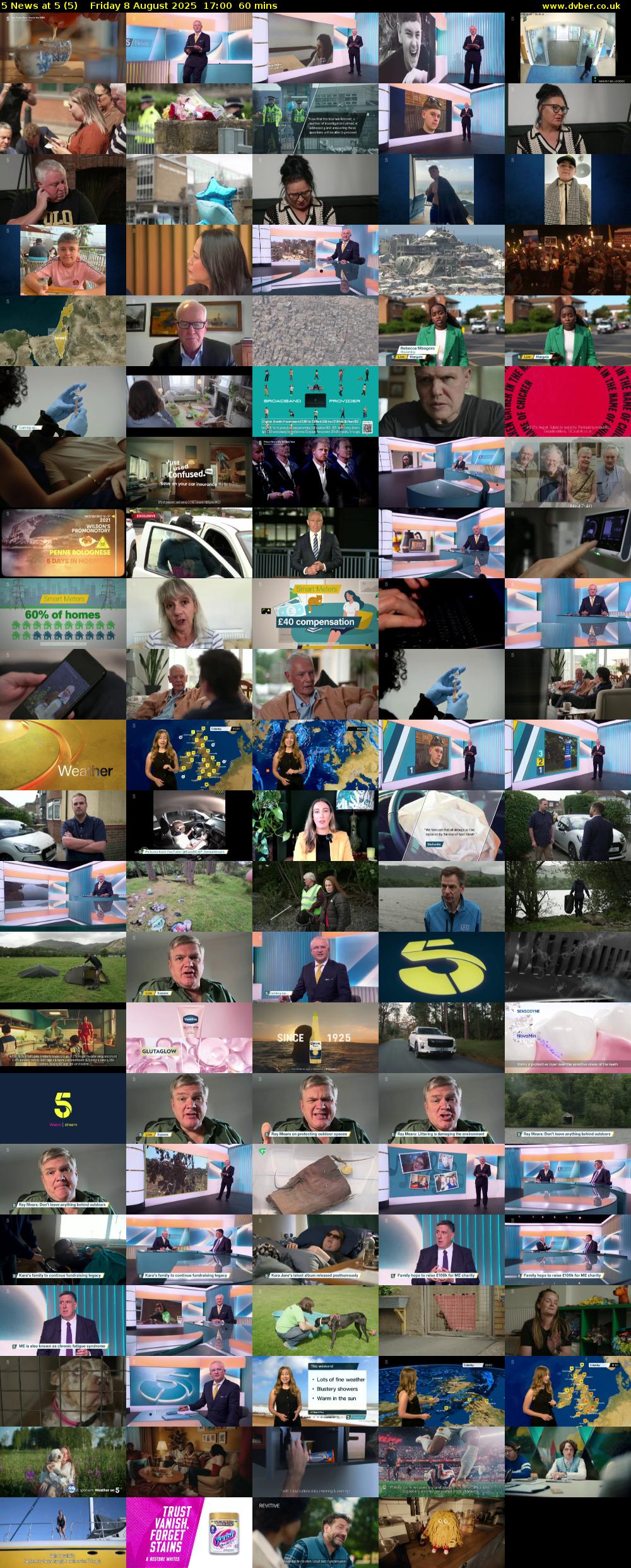 5 News at 5 (5) Friday 8 August 2025 17:00 - 18:00