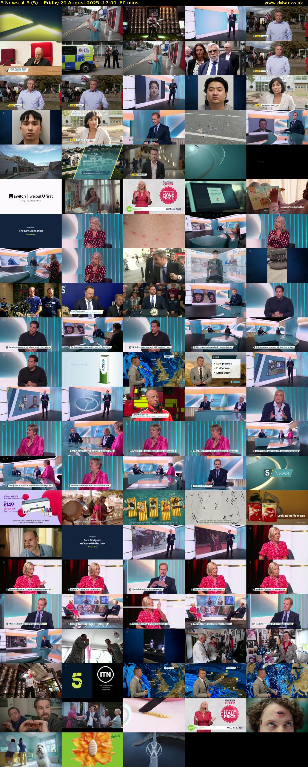 5 News at 5 (5) Friday 29 August 2025 17:00 - 18:00