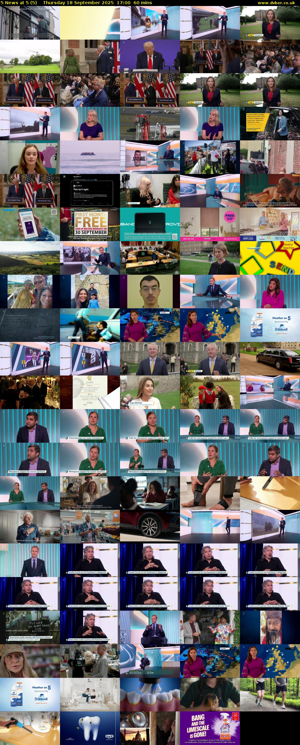 5 News at 5 (5) Thursday 18 September 2025 17:00 - 18:00