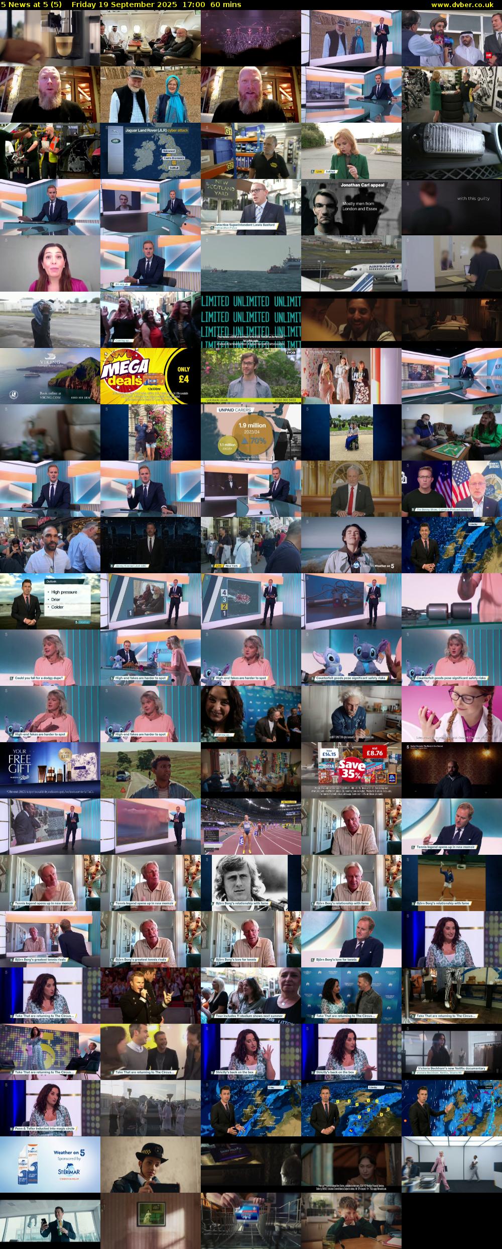 5 News at 5 (5) Friday 19 September 2025 17:00 - 18:00