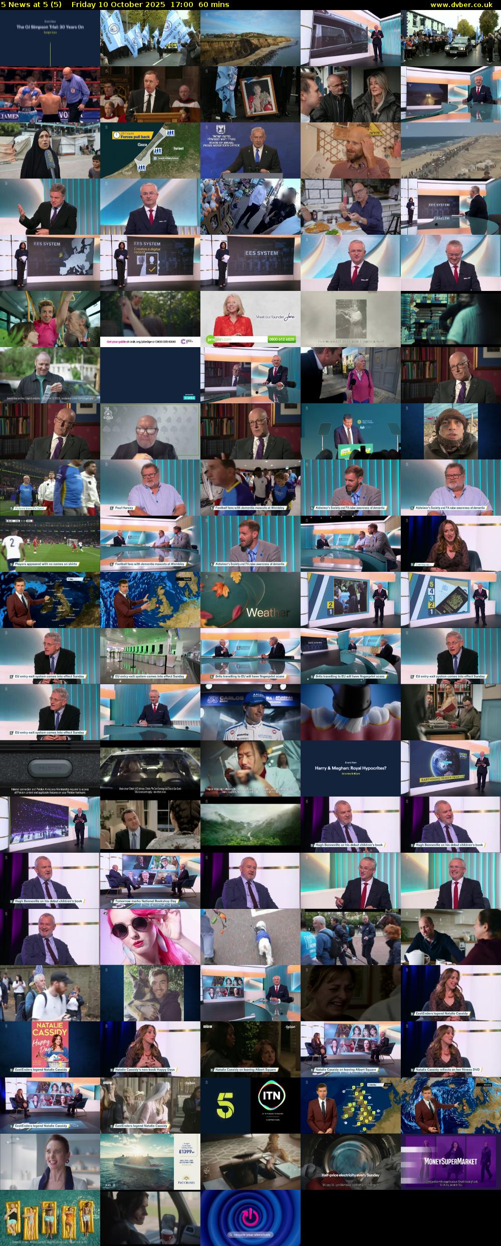 5 News at 5 (5) Friday 10 October 2025 17:00 - 18:00